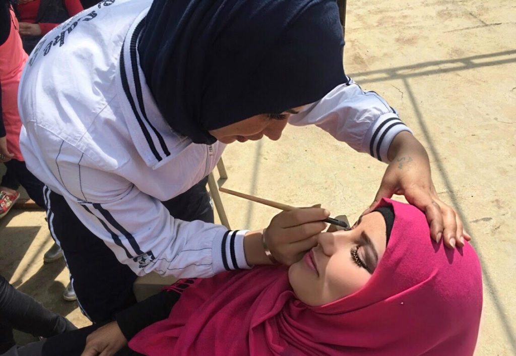 Following a Successful Training Course, a Young Lebanese Participant from Hermel is offered a Job Opportunity as a Make-Up Assistant